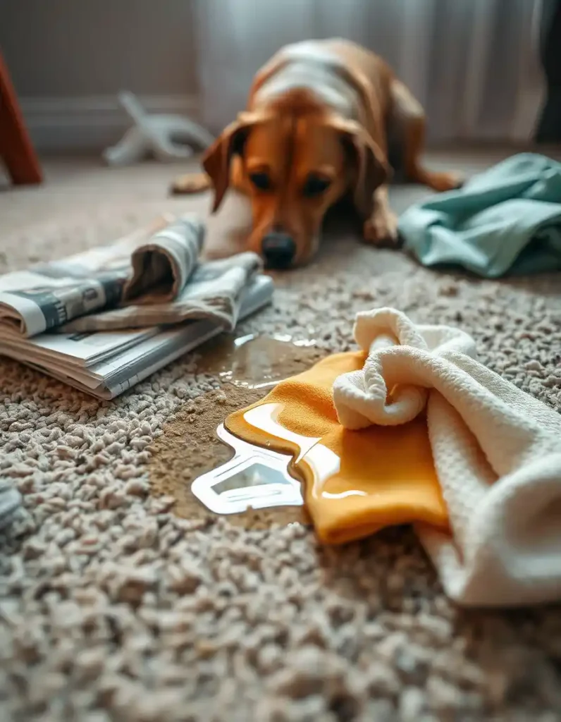 🐶 Comment nettoyer l’urine du chien efficacement