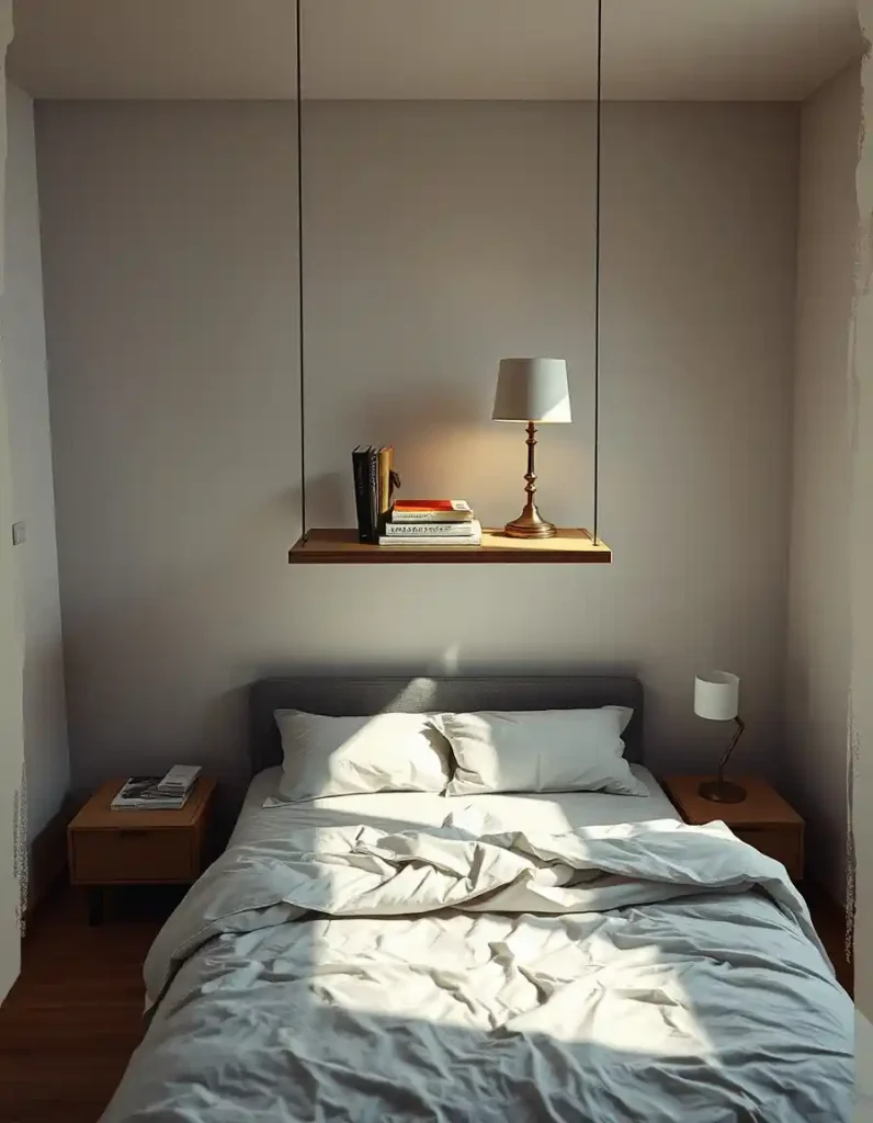 🌙 Laissez-vous séduire : dix idées de design pour une table de chevet suspendue