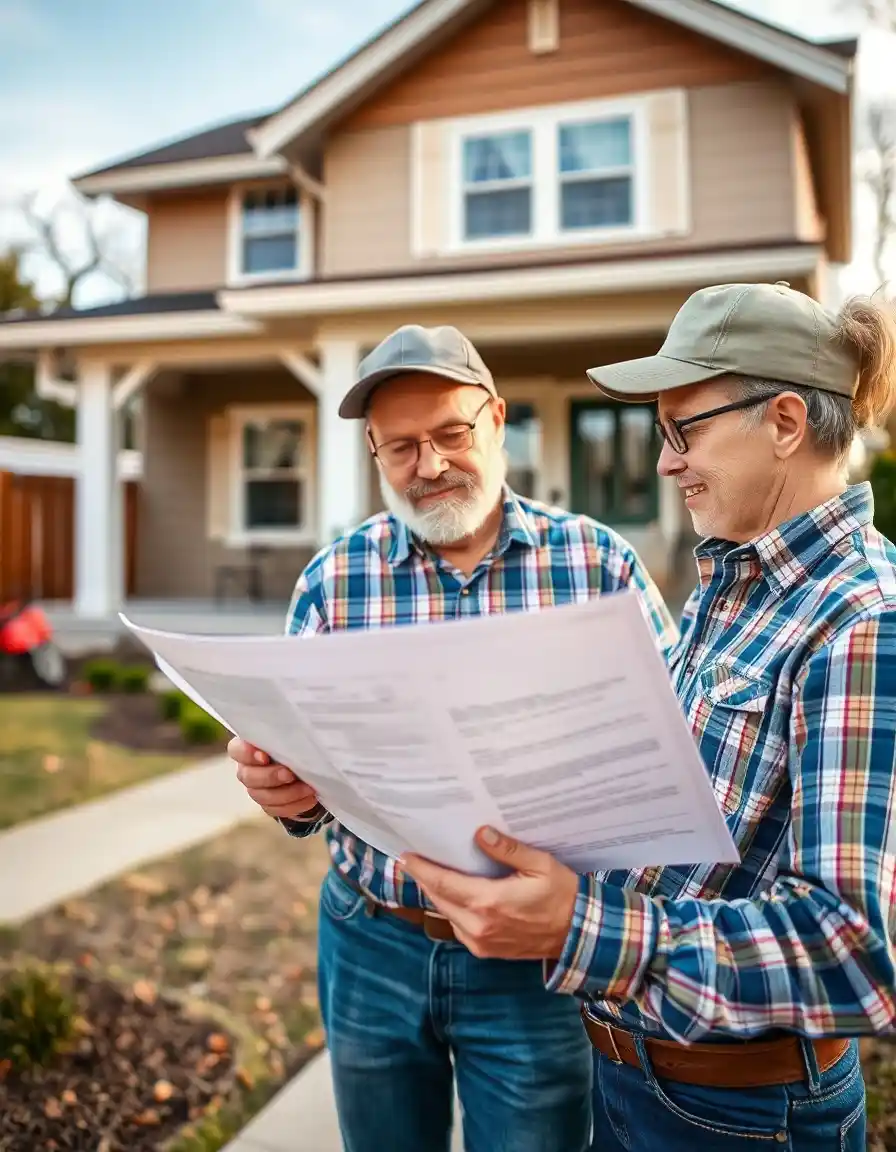 Deux personnes consultant les rÚgles de taxes d'aménagement