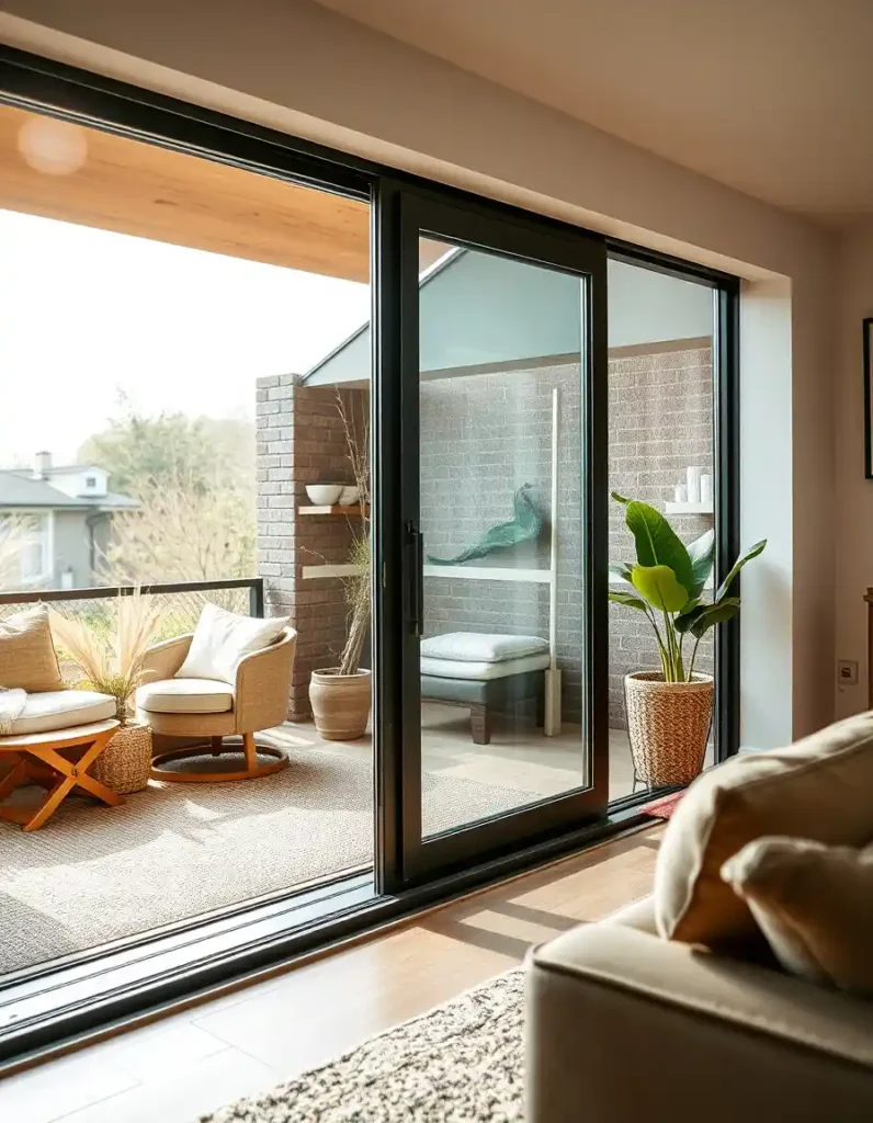 🔹 Entretien facile des baies vitrées