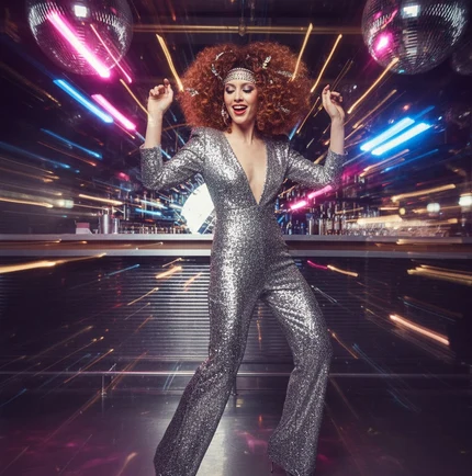 ✨ Coiffure Disco Femme : Brillez sur la Piste !