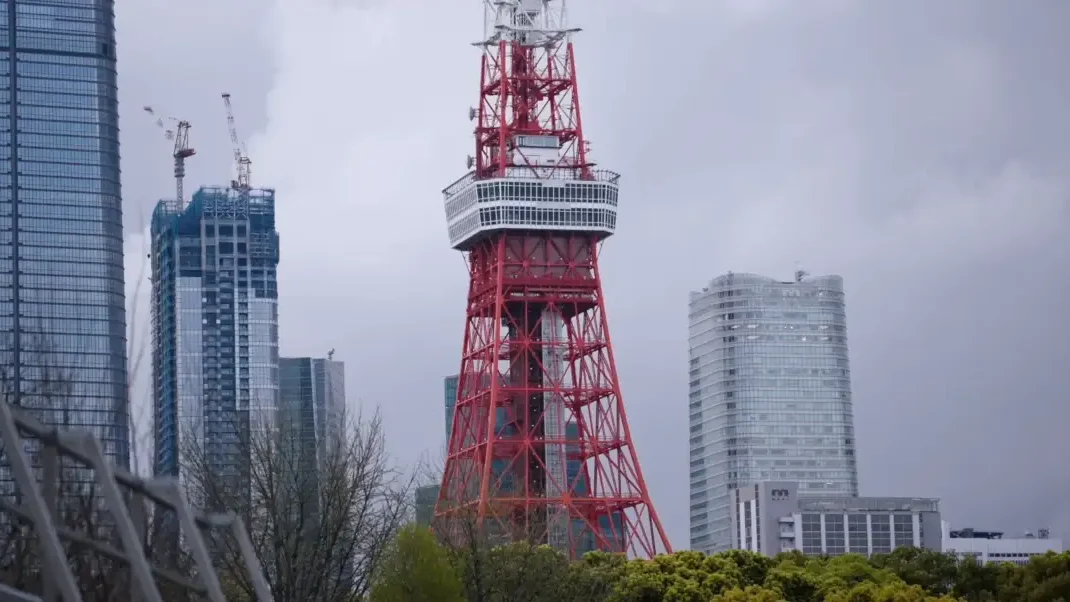 Vue de la tour de Tokyo