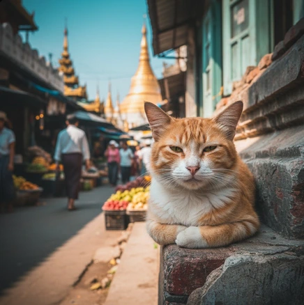 chat roux a Santiago
