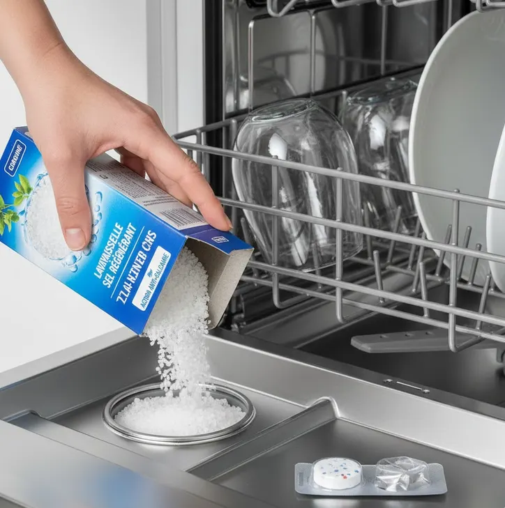 illustration de l'utilisation de produits anticalcaires