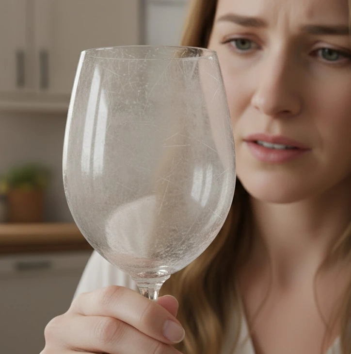 verre terne avec micro rayure