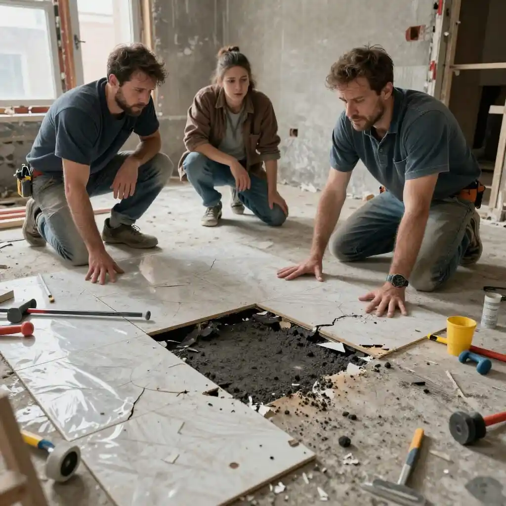 Travaux de rénovation arrêtés dans un duplex à Montréal après découverte de carreaux contenant de l’amiante
