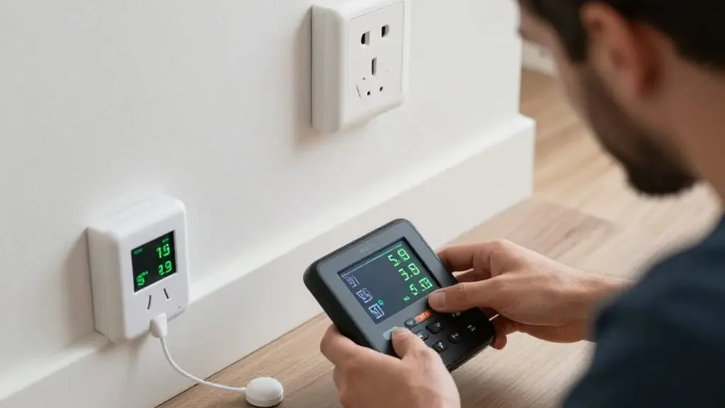 Sondes thermiques et écran de contrôle utilisés pour surveiller la chaleur pendant un traitement contre les punaises de lit